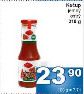 Kečup jemný ostrý 310 g
