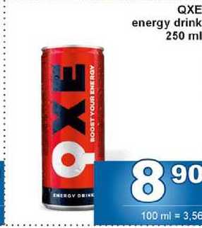 QXE energy drink 250 ml