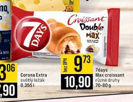 7 days Max croissant různé druhy 70-80 g  