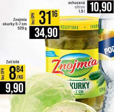 Znojmia okurky 5-7 cm 520 g  