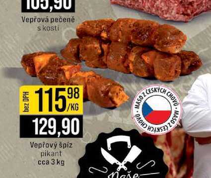 Vepřový špíz pikant 1 kg