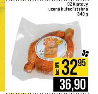 DZ Klatovy uzená kuřecí stehna 340 g