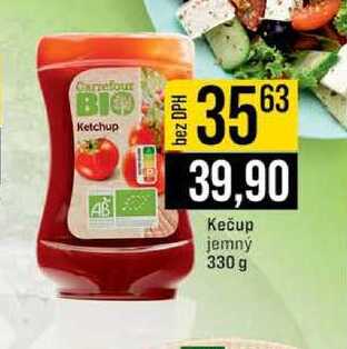 Carrefour BIO Kečup jemný 330 g 