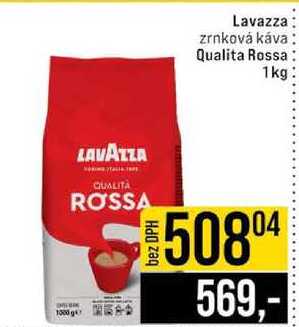 Lavazza Qualita Rossa zrnková káva 1 kg
