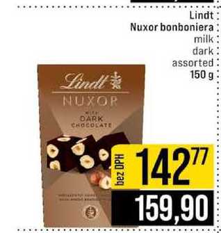 Lindt Nuxor bonboniera 150 g 