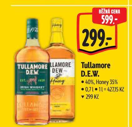  Tullamore D.E.W.  40%, Honey 35% , 0,71  