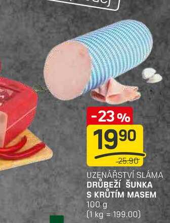 ŠUNKA S KRŮTÍM MASEM 100 g
