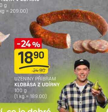 KLOBÁSA Z UDÍRNY 100 g 