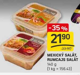 MEXICKÝ SALÁT, RUMCAJS SALÁT 140 g 