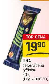 LINA celomáčená tyčinka 50 g