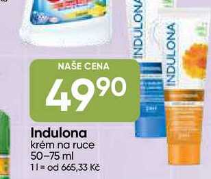 Indulona krém na ruce 50-75 ml 