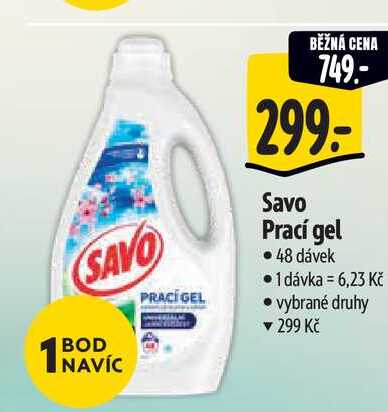  Savo Prací gel 48 dávek  