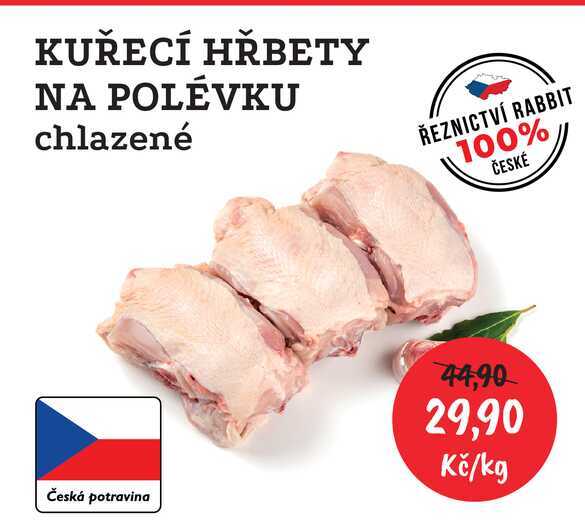 KUŘECÍ HŘBETY NA POLÉVKU chlazené 1kg 