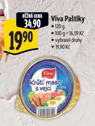 Viva Paštiky 120g 