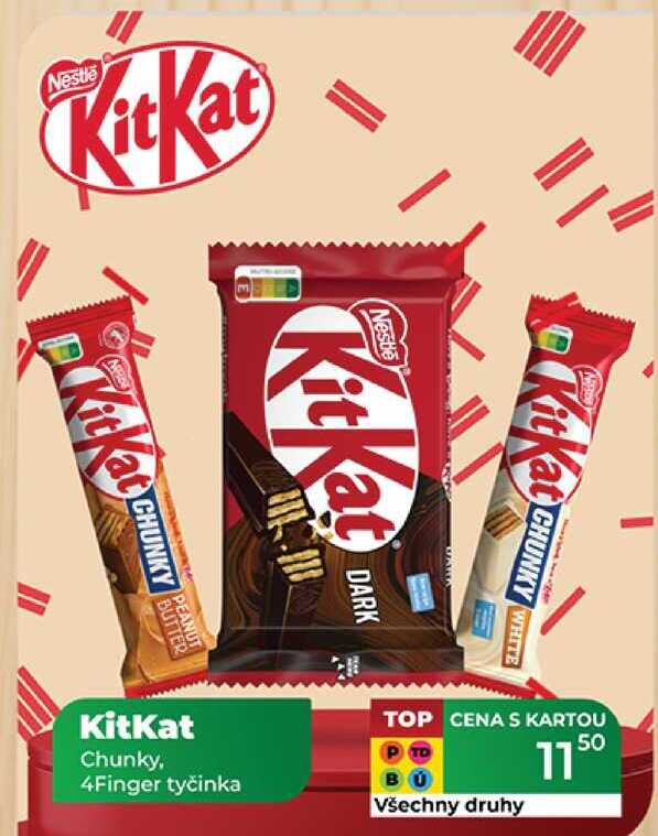 KitKat Chunky, 4Finger tyčinka 