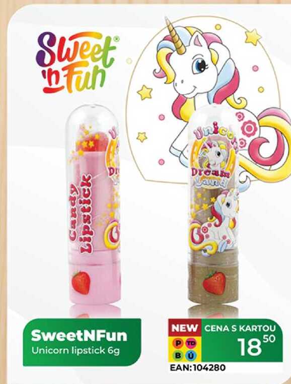 SweetNFun Unicorn lipstick 6g