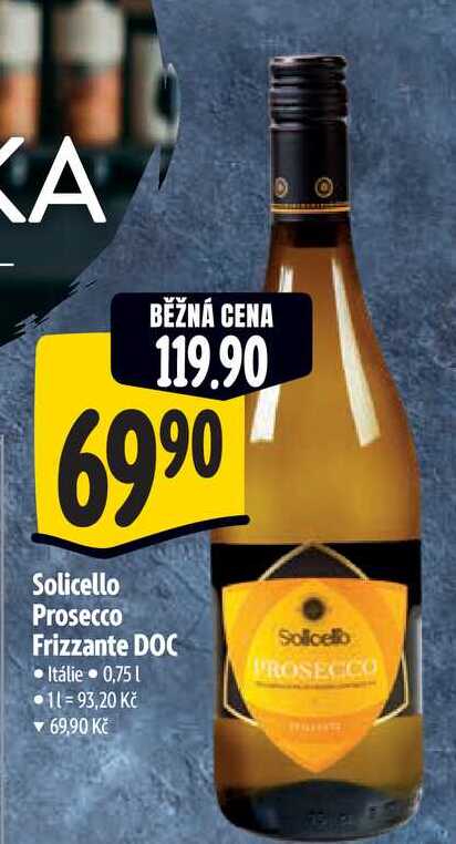  Solicello Prosecco Frizzante DOC 0,75 l