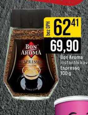 Bon Aroma instantní káva Espresso 100 g 