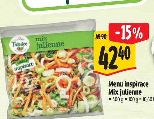   Menu inspirace Mix julienne 400 g 