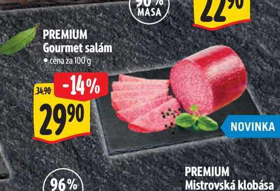 PREMIUM Gourmet salám  100 g