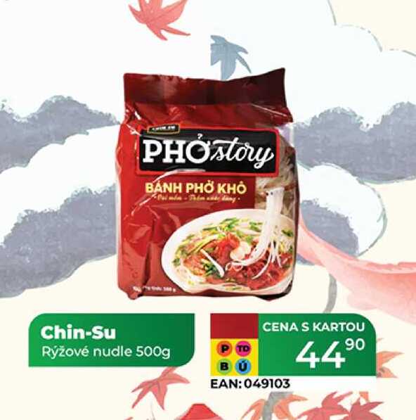 Chin-Su Rýžové nudle 500g 