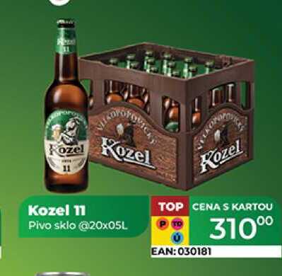 Kozel 11 Pivo sklo @20x05L  