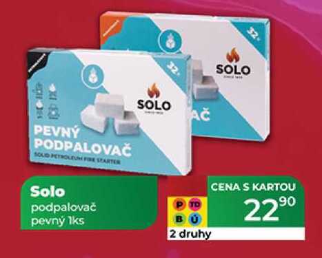 Solo podpalovač pevný 1ks 