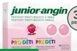 JUNIOR-ANGIN pastilky pro děti, 36 ks