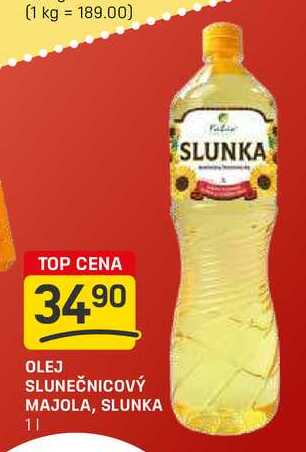 OLEJ SLUNEČNICOVÝ MAJOLA, SLUNKA 1l