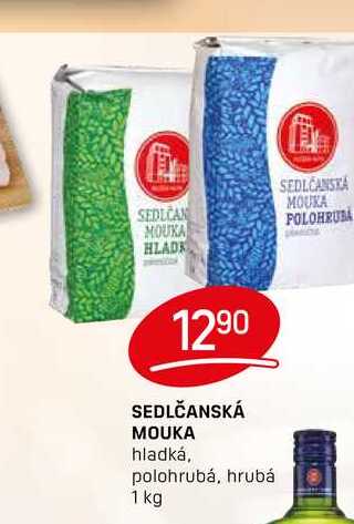 SEDLČANSKÁ MOUKA hladká, polohrubá, hrubá 1 kg