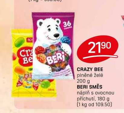 BERI SMĚS náplň s ovocnou příchutí, 180 g