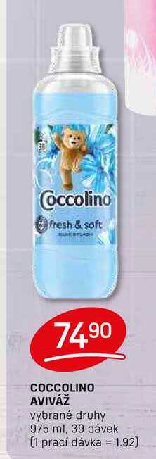 COCCOLINO AVIVÁŽ vybrané druhy 975 ml, 39 dávek