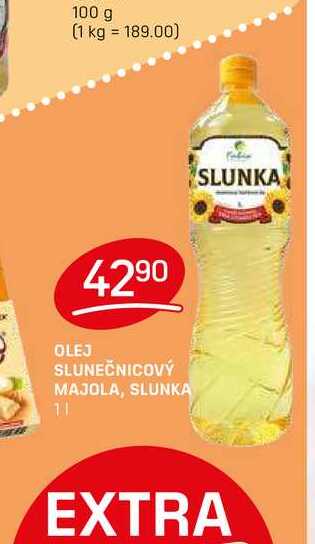 OLEJ SLUNEČNICOVÝ MAJOLA, SLUNKA 1l
