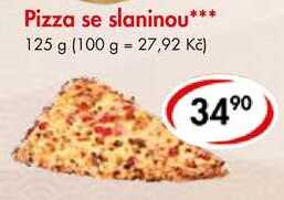 Pizza se slaninou, 125 g