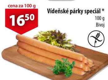 Vídeňské párky speciál, 100 g
