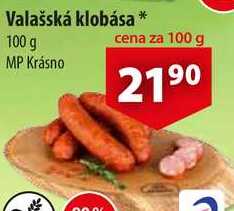 Valašská klobása, 100 g 