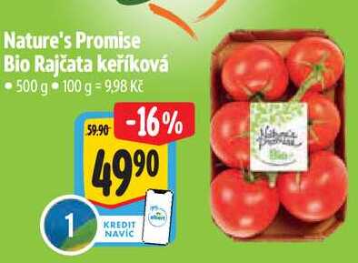 Nature's Promise Bio Rajčata keříková, 500 g 