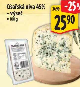 Císařská niva 45 % - výseč, 100 g