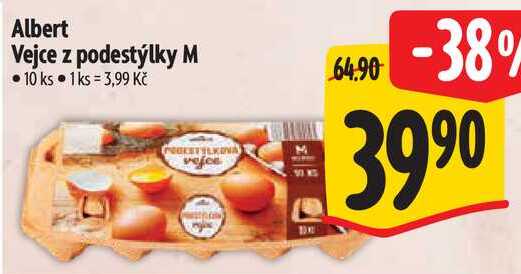 Albert Vejce z podestýlky M, 10 ks