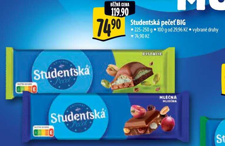 Studentská pečeť BIG, 225-250 g 