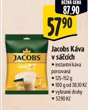Jacobs Káva v sáčcích, 125-152 g 