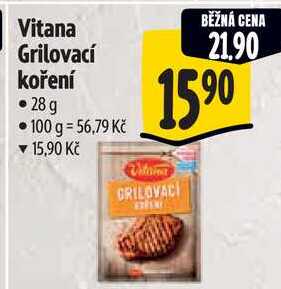 Vitana Grilovací koření, 28 g