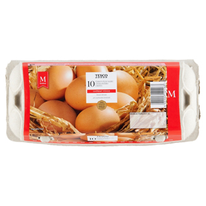 Tesco Čerstvá vejce z halového chovu, 10 ks