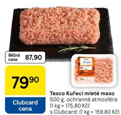 Tesco Kuřecí mleté maso, 500 g 