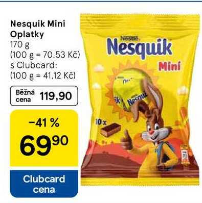 Nesquik Mini Oplatky, 170 g  