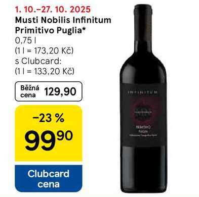 Musti Nobilis Infinitum Primitivo Puglia, 0.75 l