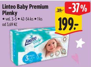 Linteo Baby Premium Plenky, 42-54 ks