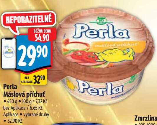 Perla Máslová příchuť, 450 g 