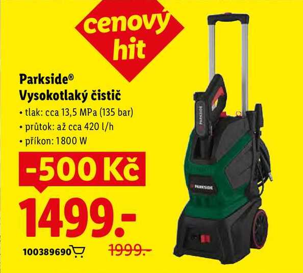 Parkside Vysokotlaký čistič 