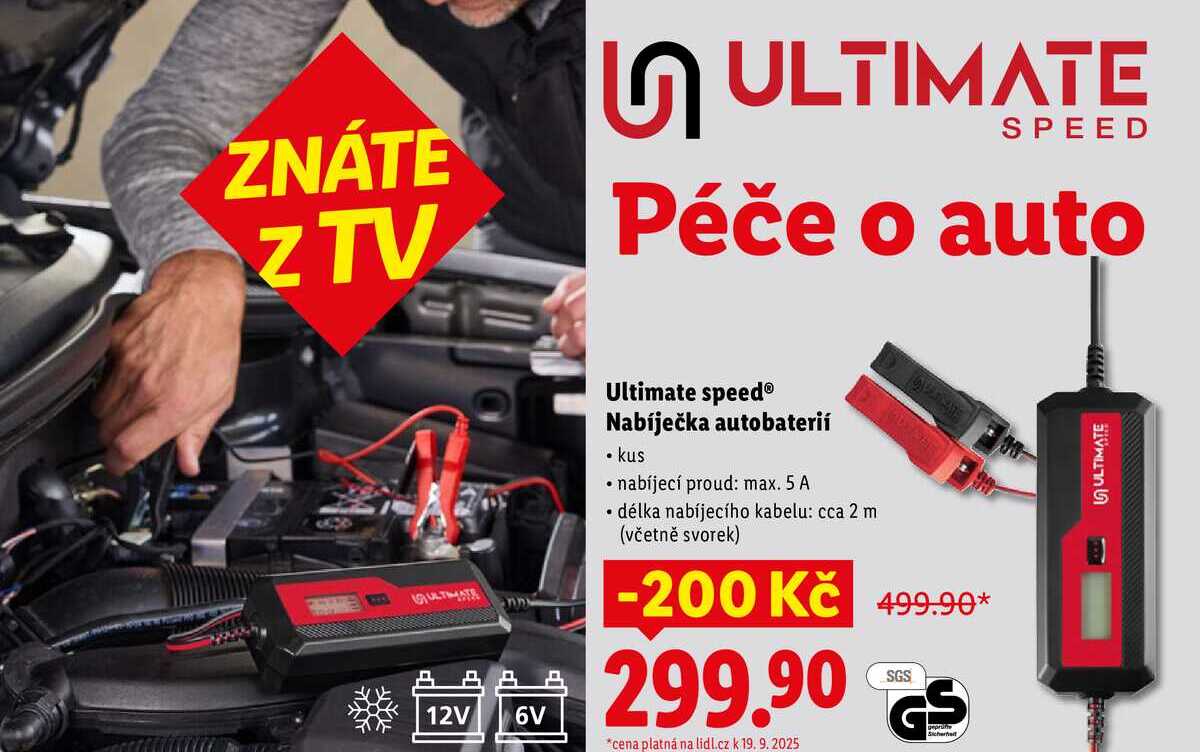 Ultimate speed Nabíječka autobaterií 